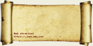 Jovana Čolić vizit kartica